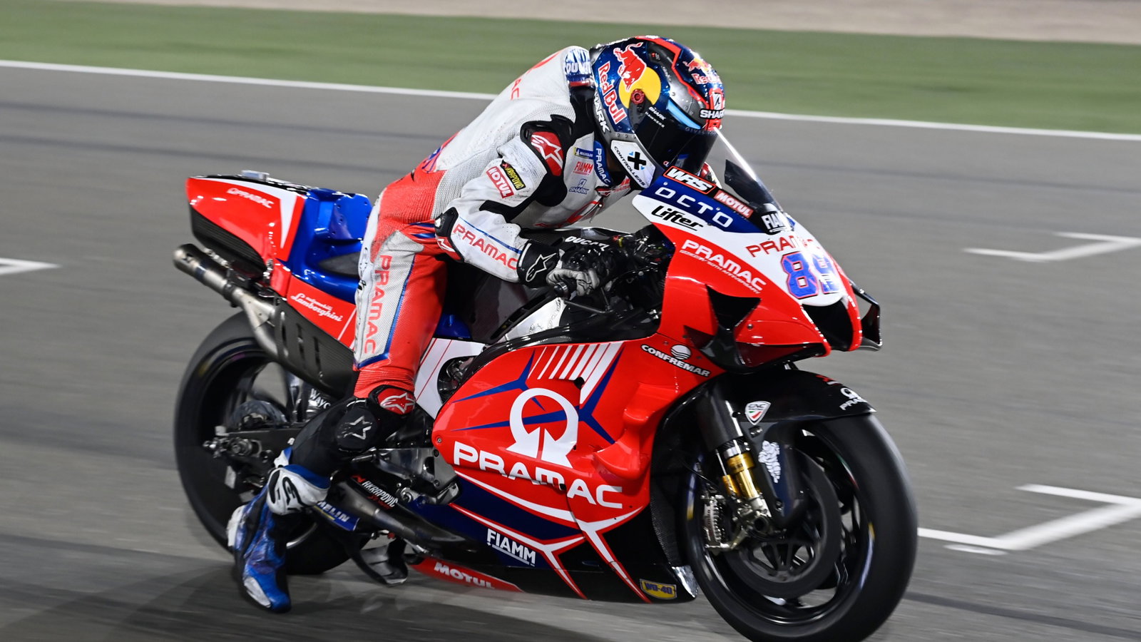 Jorge Martin, Practice start, Qatar MotoGP test, 10 March 2021