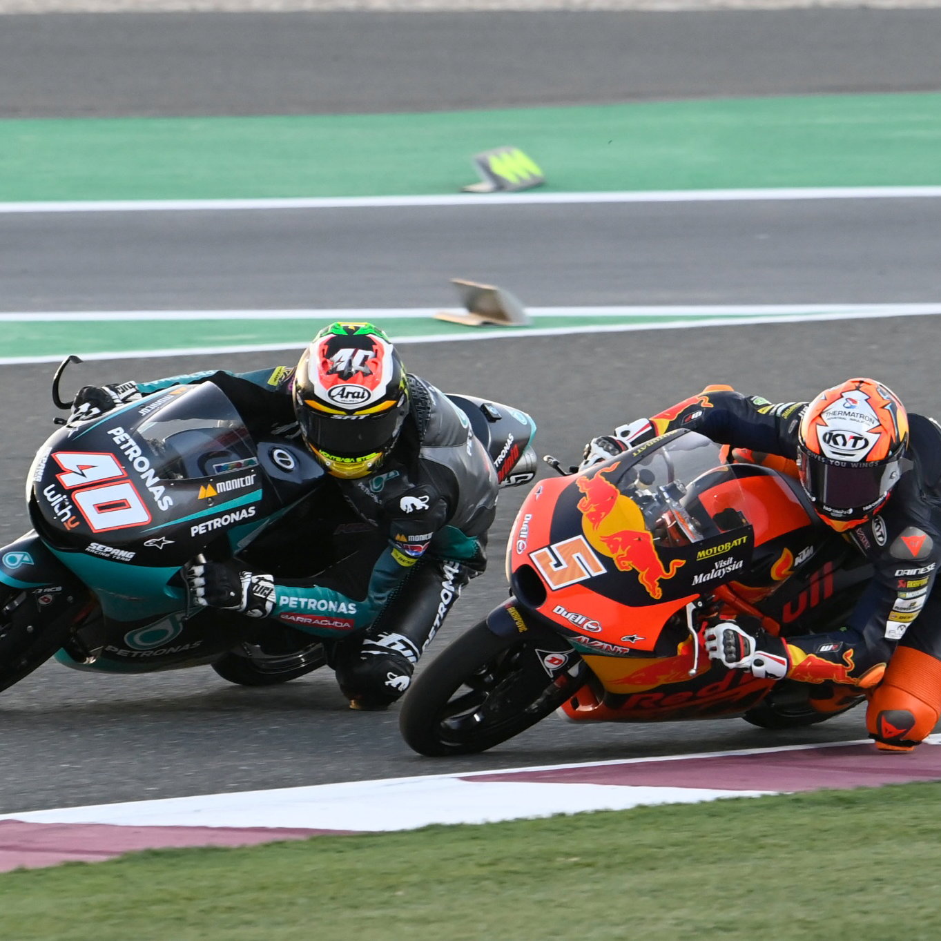 Jaume Masia, Darryn Binder, Moto3 race, Qatar MotoGP 28 March 2021