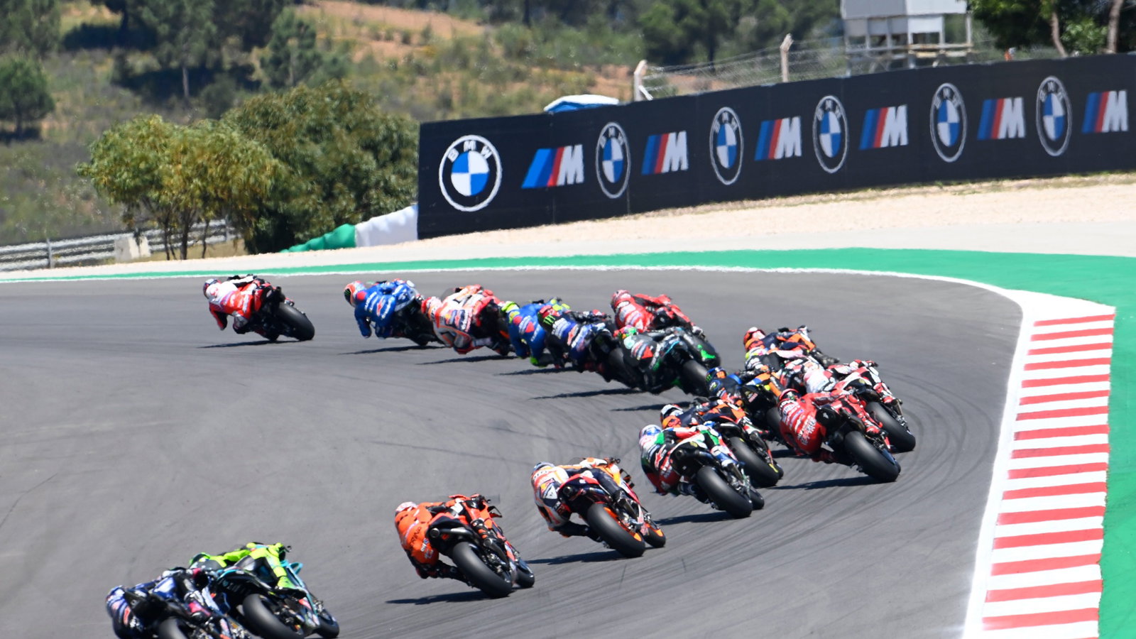 Johann Zarco first lap, Portuguese MotoGP race, 18 April 2021
