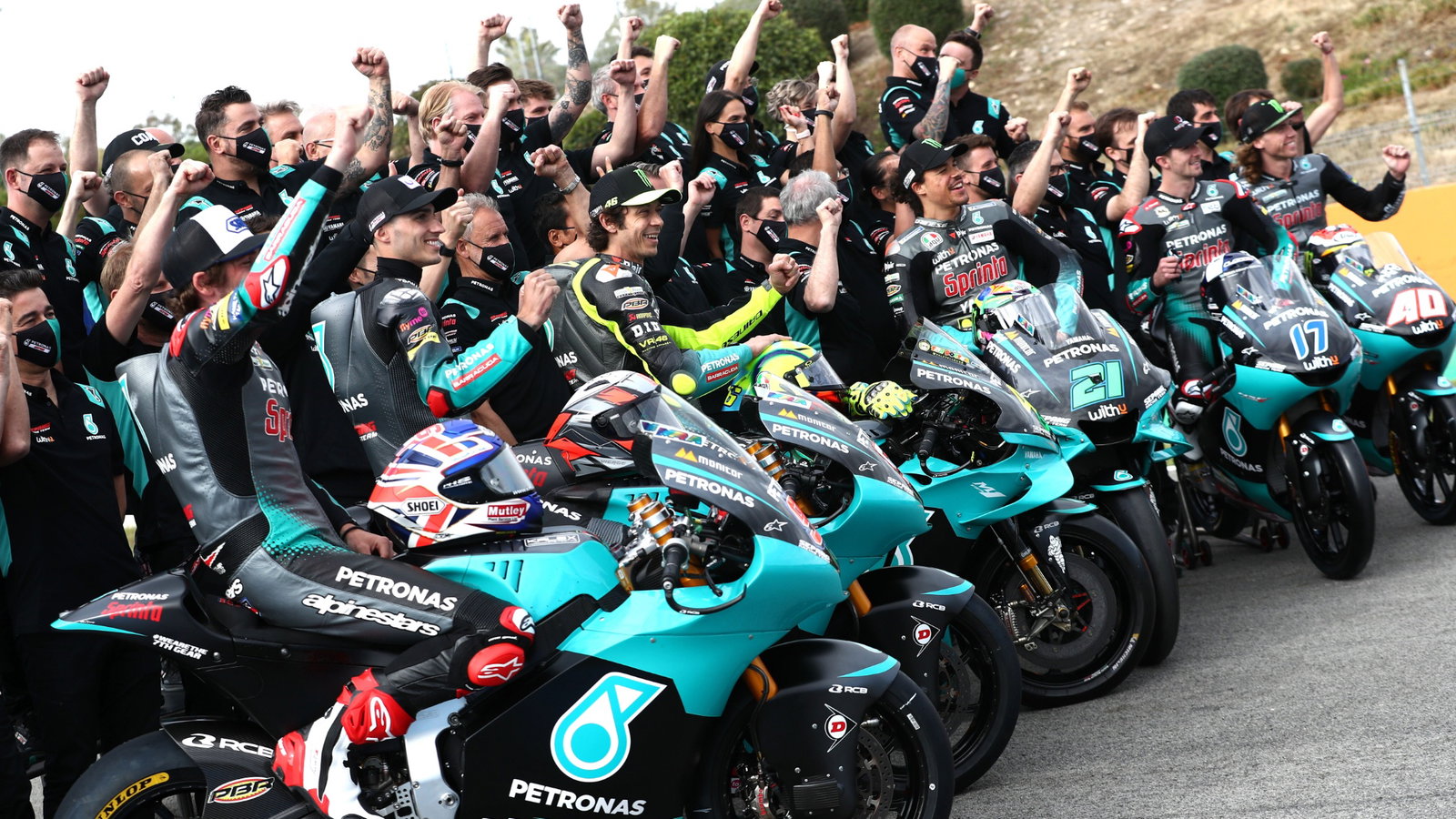 Valentino Rossi, Franco Morbidelli Spanish MotoGP, 29 April 2021