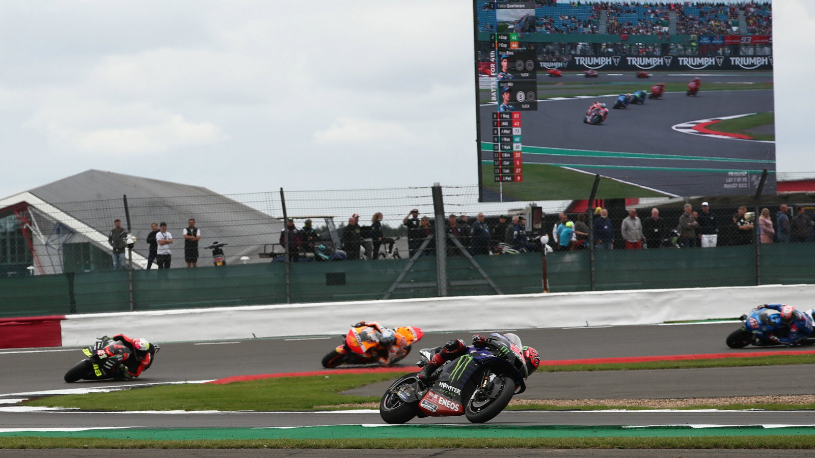 Fabio Quartararo MotoGP race, British MotoGP, 29 August2021