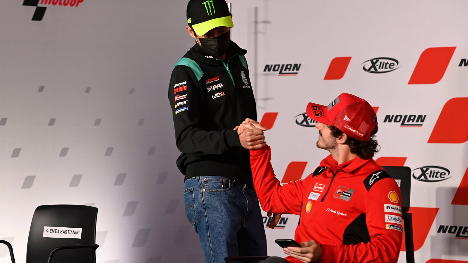 Valentino Rossi, Francesco Bagnaia, MotoGP, Emilia-Romagna MotoGP 21 October 2021