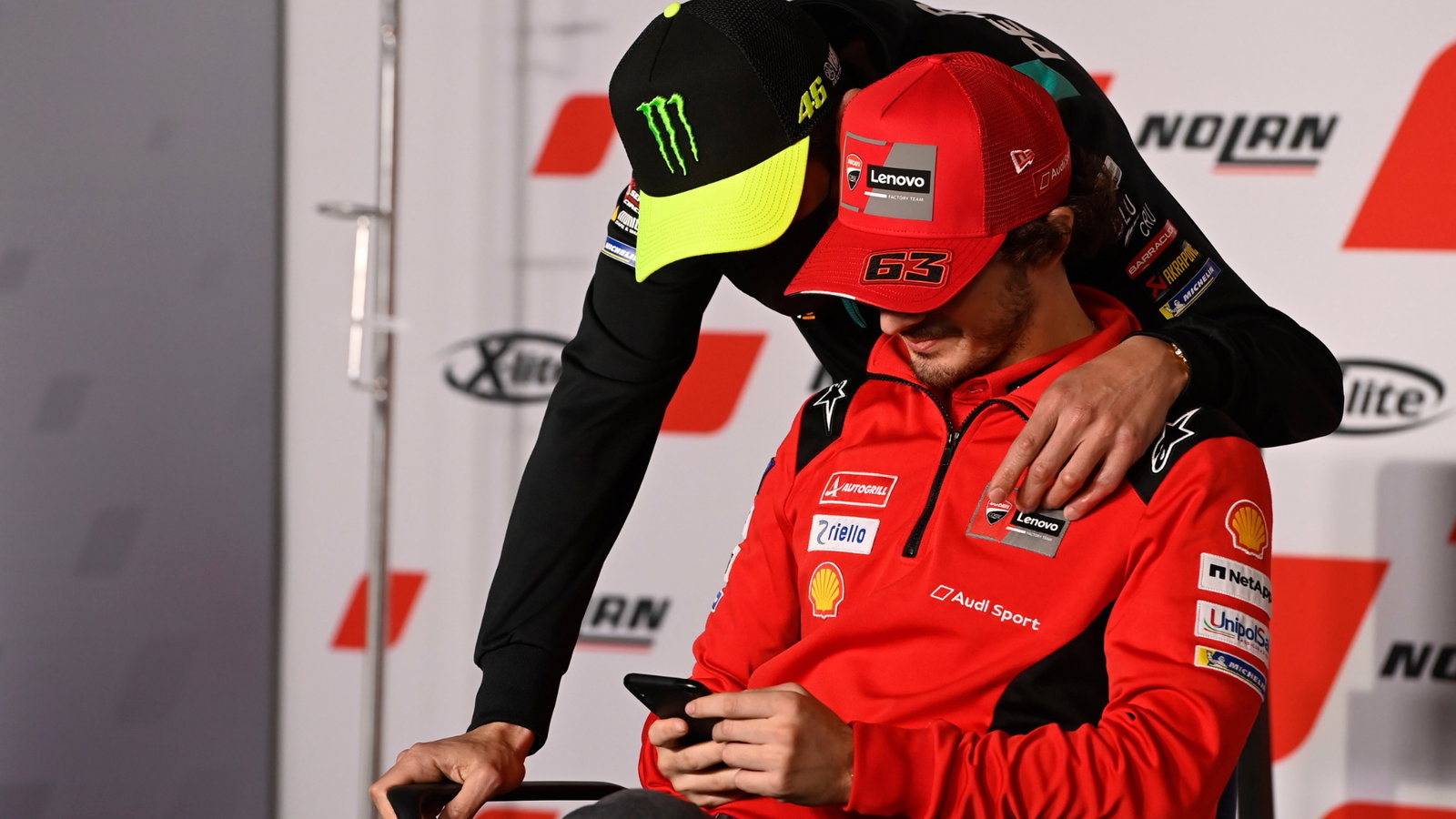 Valentino Rossi, Francesco Bagnaia, MotoGP, Emilia-Romagna MotoGP 21 October 2021