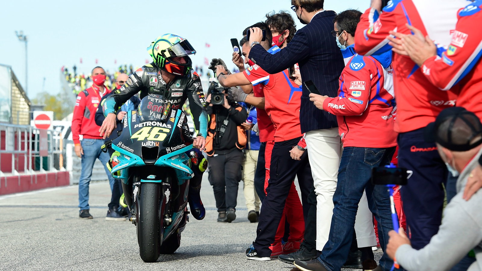 Valentino Rossi, Emilia-Romagna MotoGP race, 24 October 2021