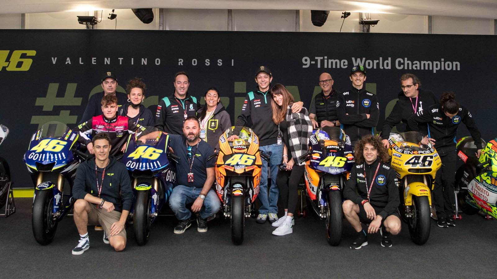 Valentino Rossi, 9 time world Champion bikes, MotoGP, Valencia MotoGP 2021 11 November 2021