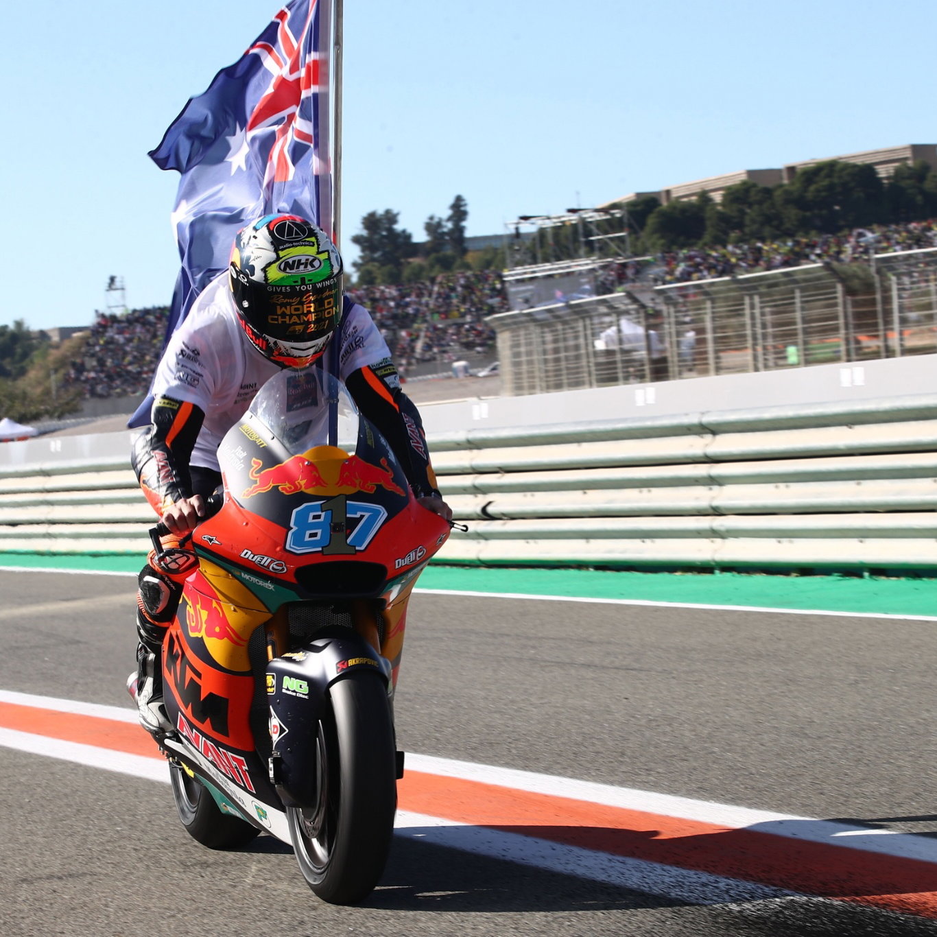 Remy Gardner Valencia Moto2 race 14November 2021