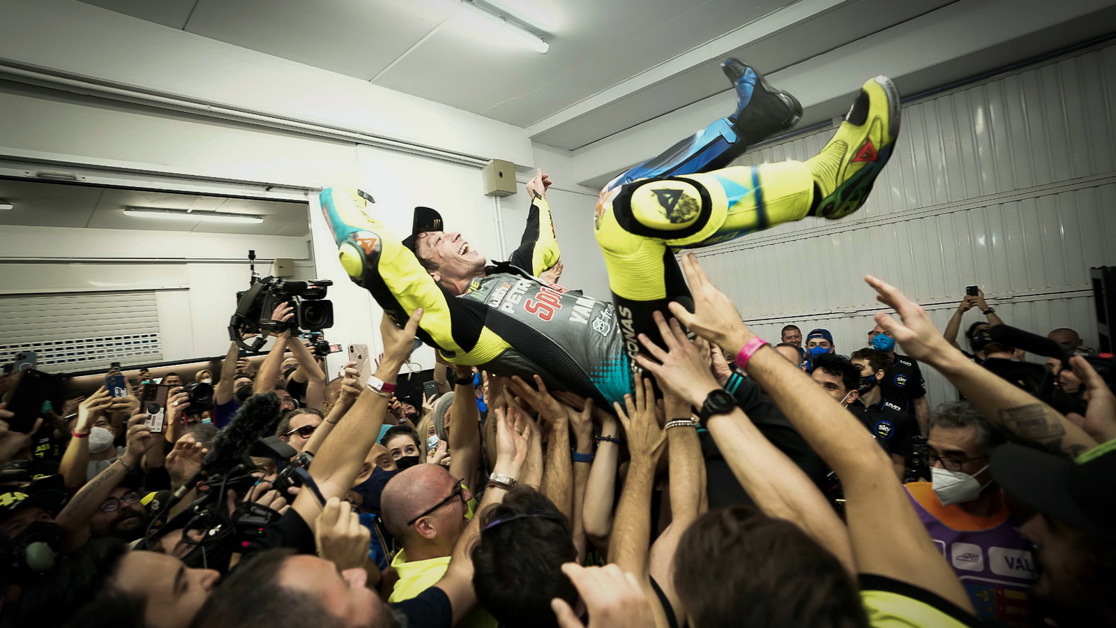 Valentino Rossi, Valencia MotoGP. 14 November 2021. Image courtesy of MotoGP.com