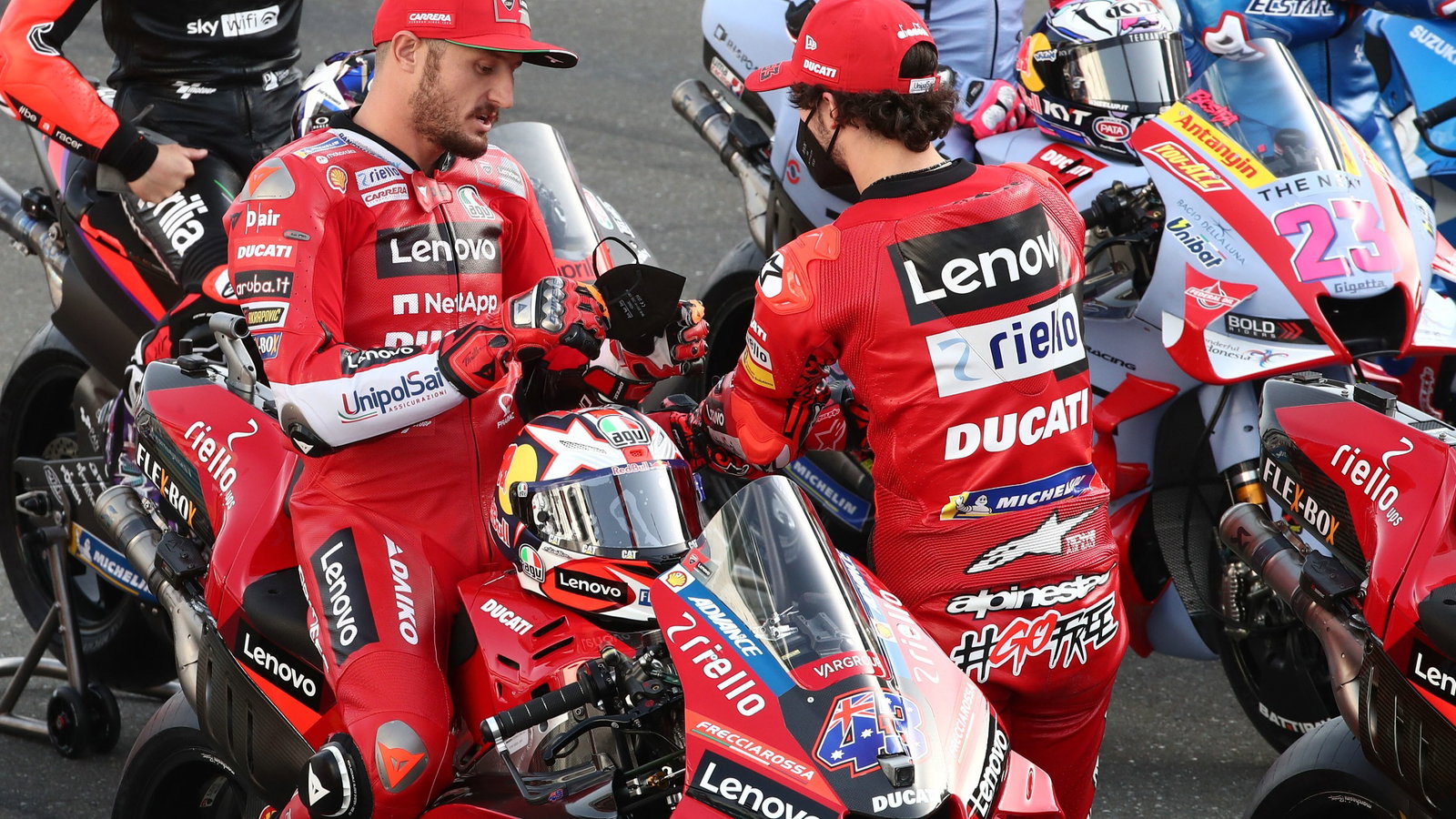 Jack Miller Francesco Bagnaia , Qatar MotoGP, 3 March 2022