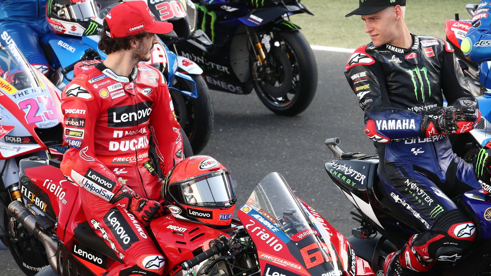 Francesco Bagnaia, Fabio Quartararo, Qatar MotoGP, 3 March 2022