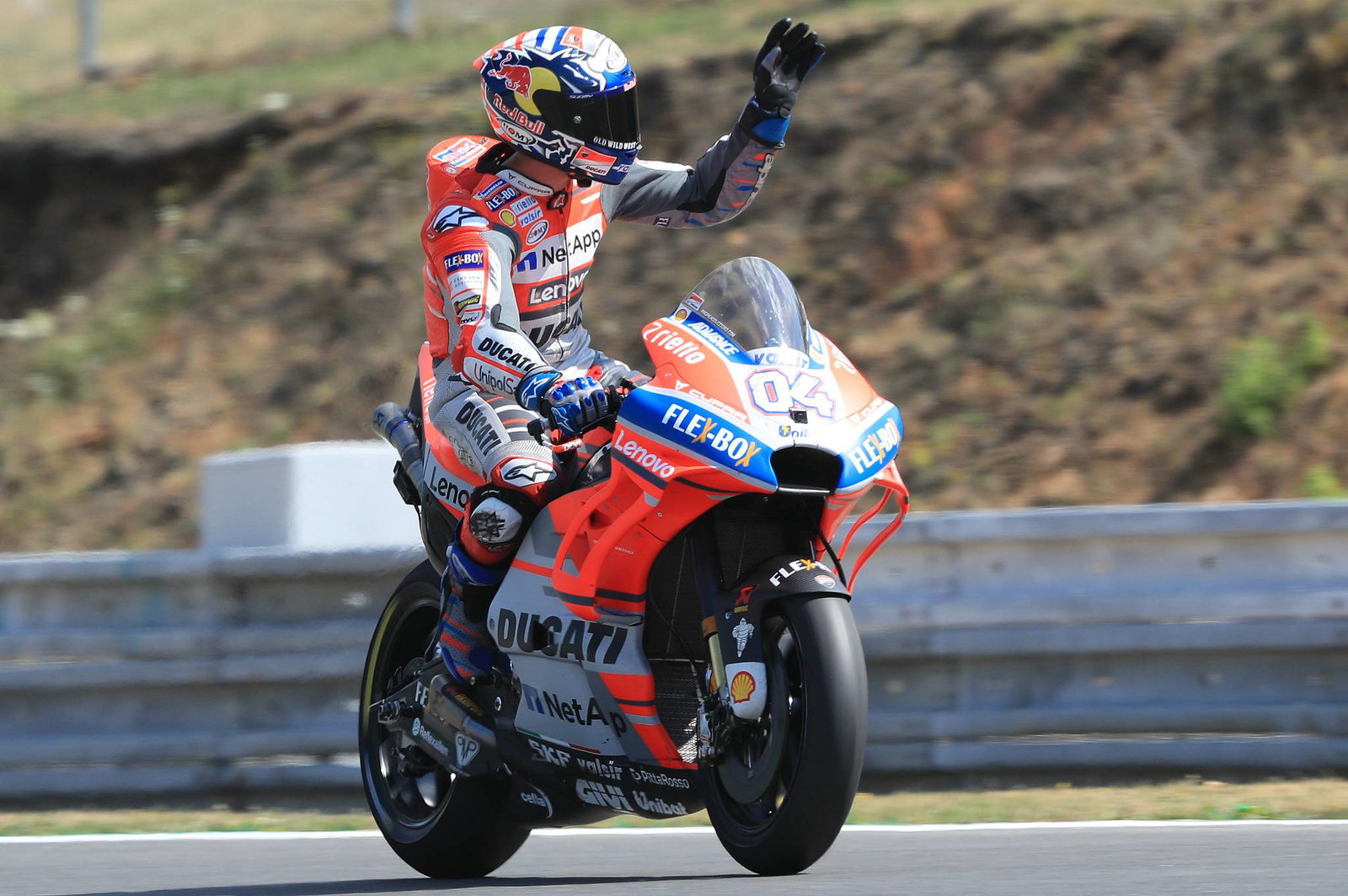 Dovizioso melesat ke tiang Brno di depan Rossi