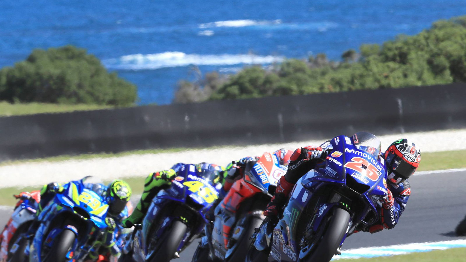 MotoGP: Vinales ends Yamaha win drought as Marquez, Zarco clash