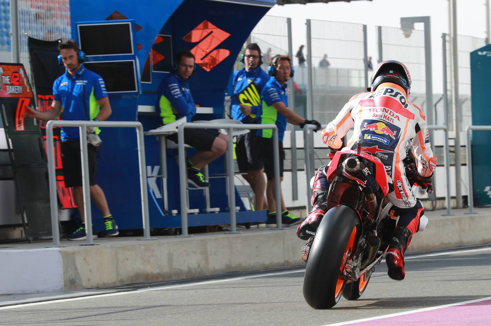 Aprilia: A wing creates downforce...