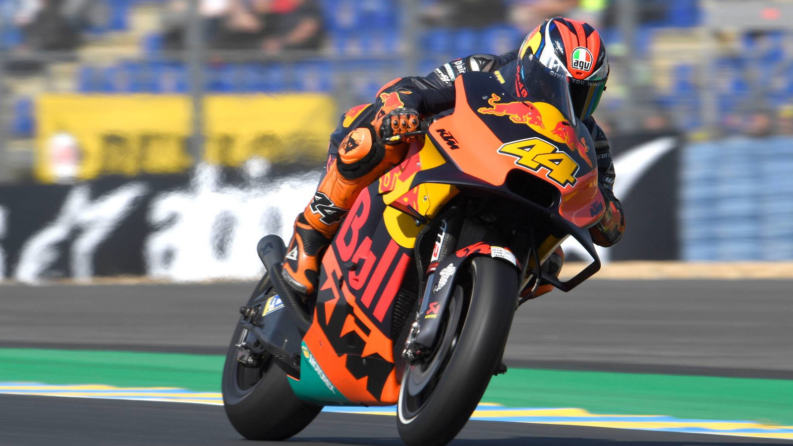 Le Mans: Pol cepat, nyaman di swingarm serat karbon KTM