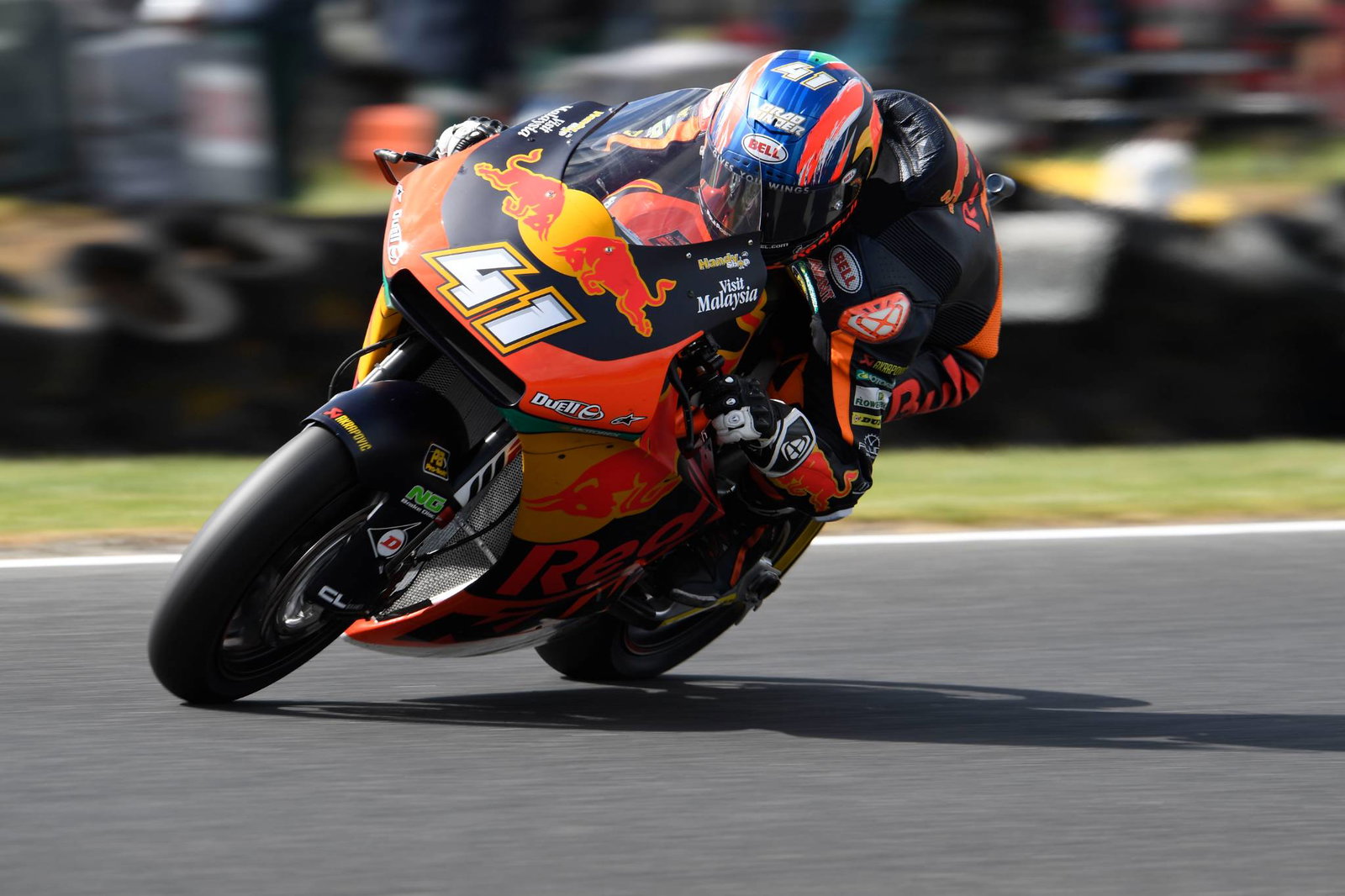 Moto2 Phillip Island: Navarro di atas saat hujan berhenti bermain