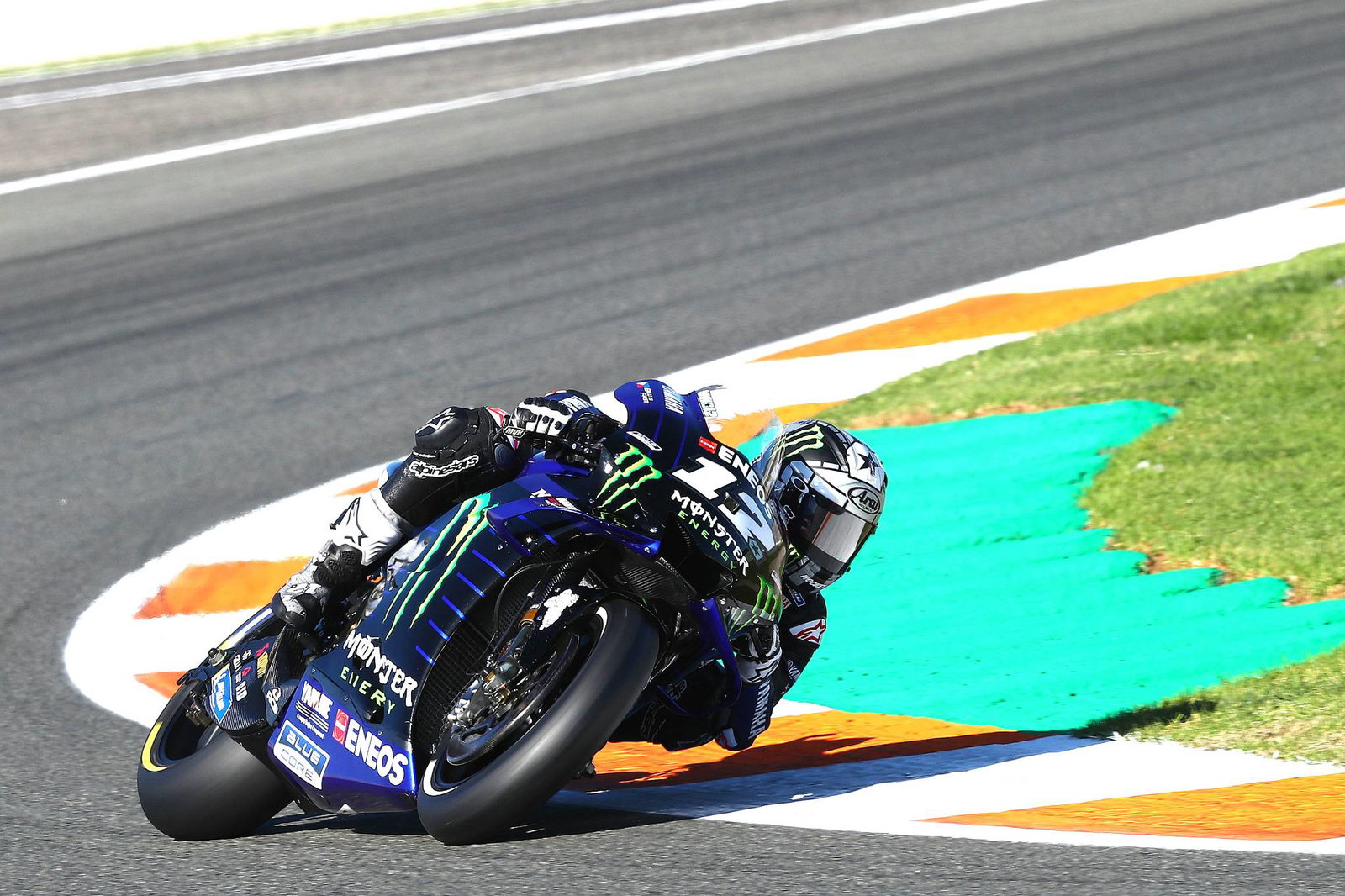 Valencia Test: Quartararo fastest, falls, carbon swingarm debut