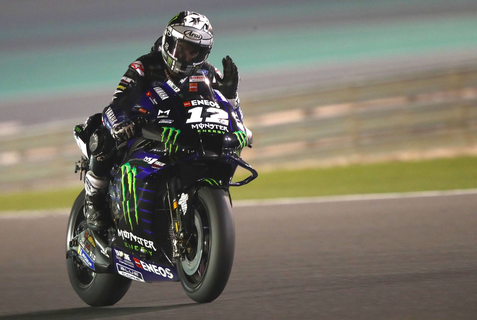 Yamaha: Smaller crew, face masks and shields