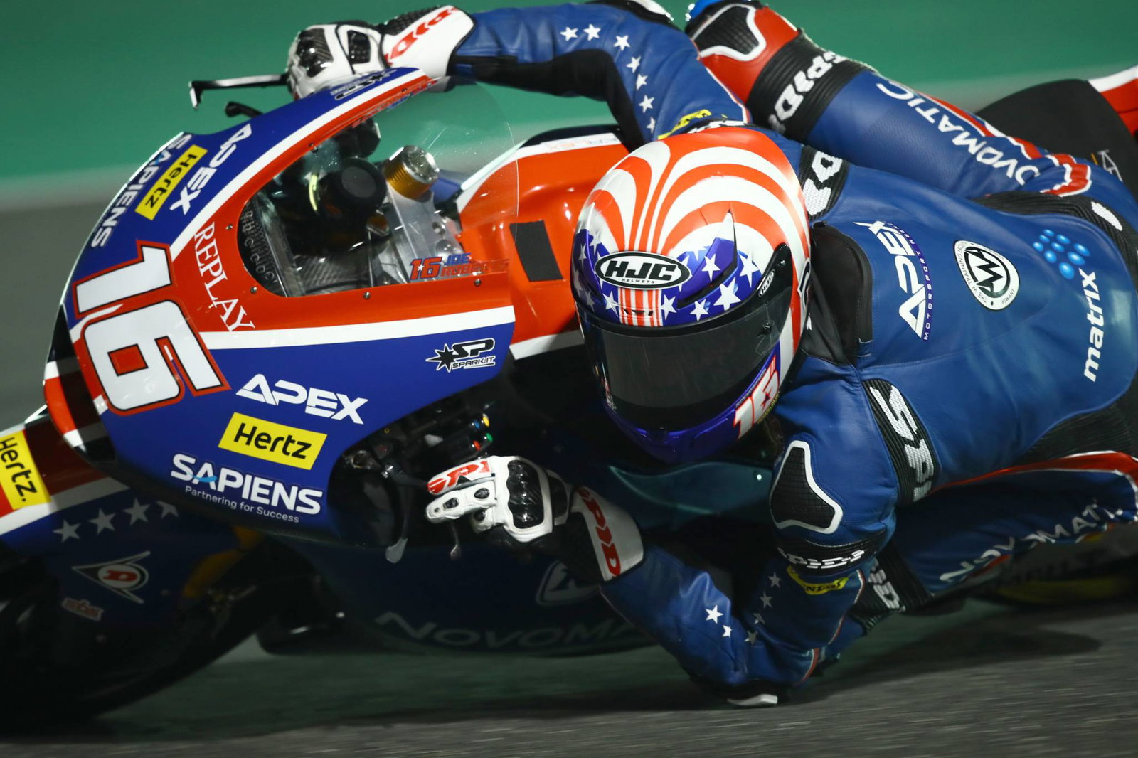 Roberts on record pace to lead Qatar Moto2 FP2
