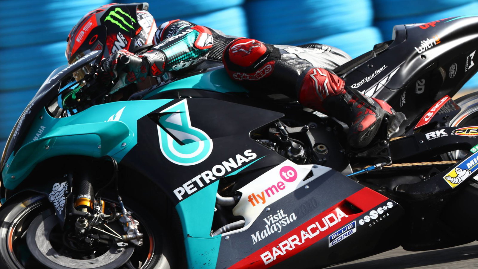 Quartararo merebut pole MotoGP Spanyol, kecelakaan besar bagi Rins