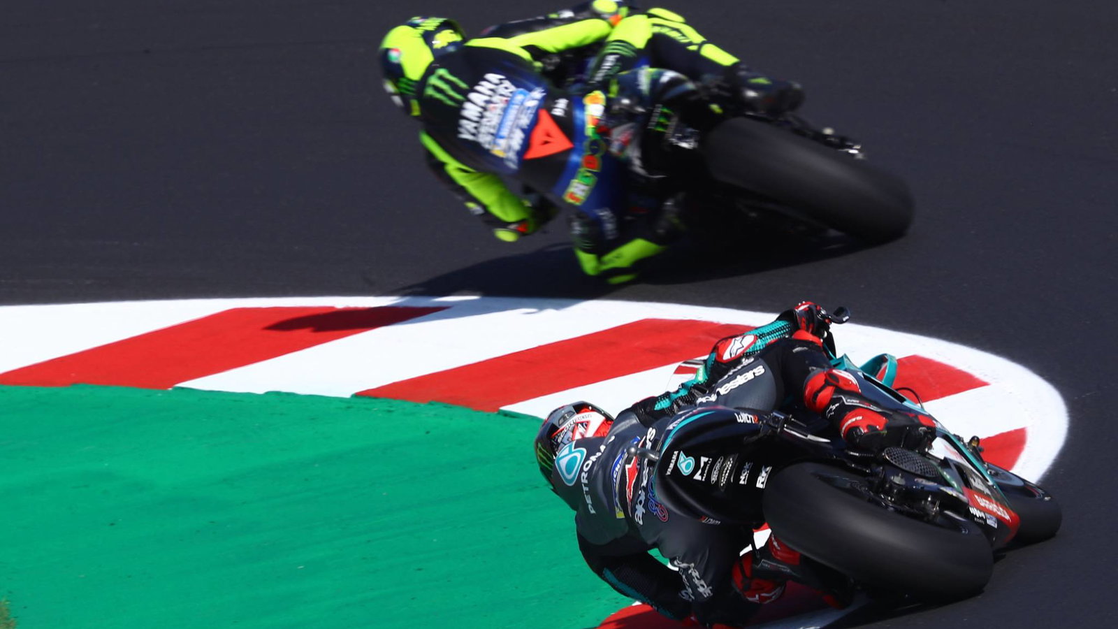 Valentino Rossi Fabio Quartararo , San Marino MotoGP. 11 September 2020