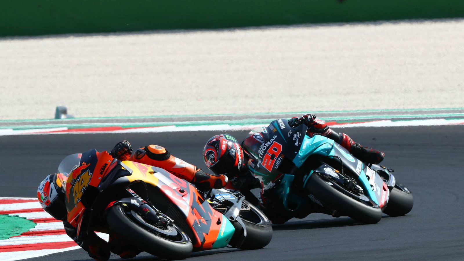 Pol Espargaro Fabio Quartararo Emilia Romagna MotoGP. 20 September 2020