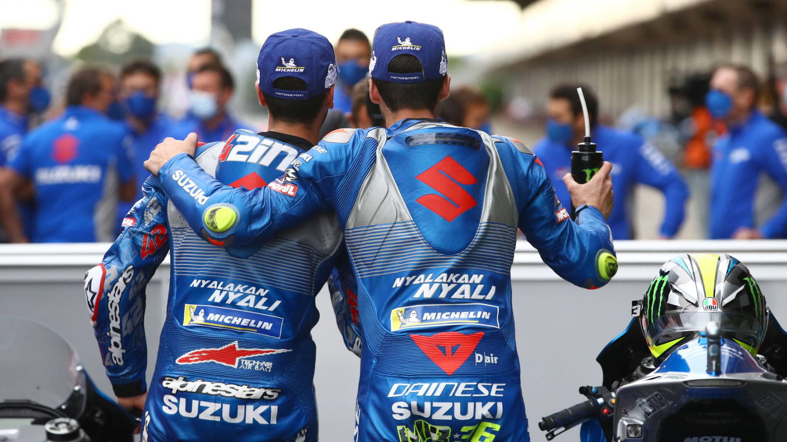 Alex Rins, Joan Mir , Catalunya MotoGP. 27 September 2020