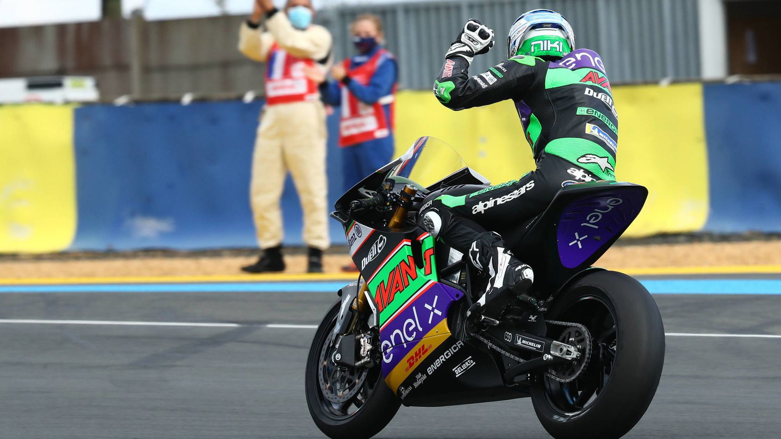 Niki Tuuli , MotoE race, French MotoGP. 11 October 2020