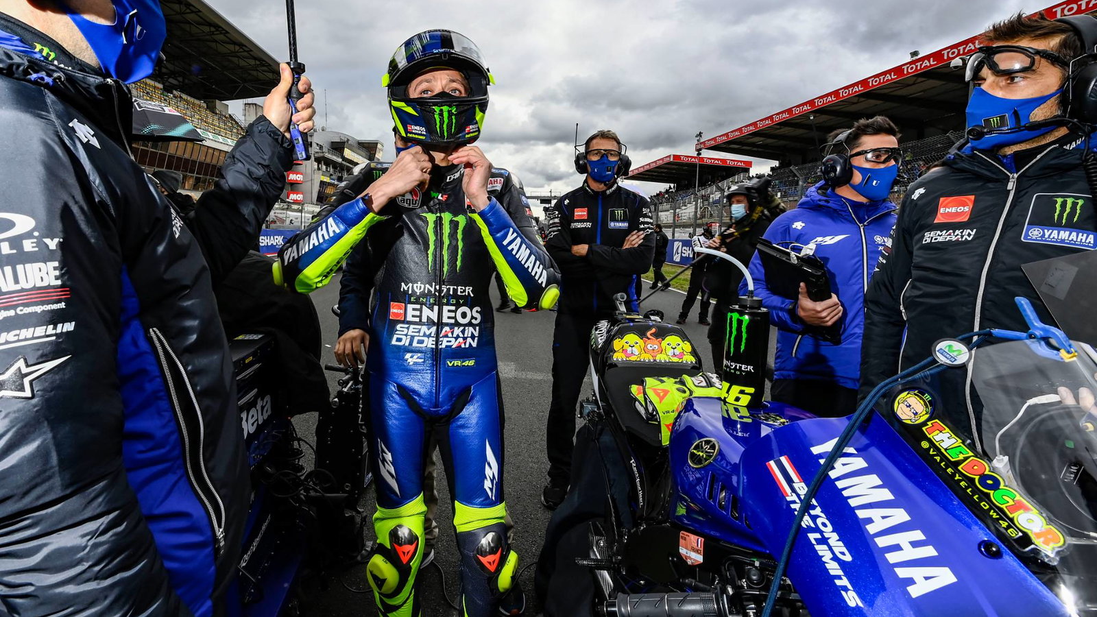 Valentino Rossi, French MotoGP race. 11 October 2020