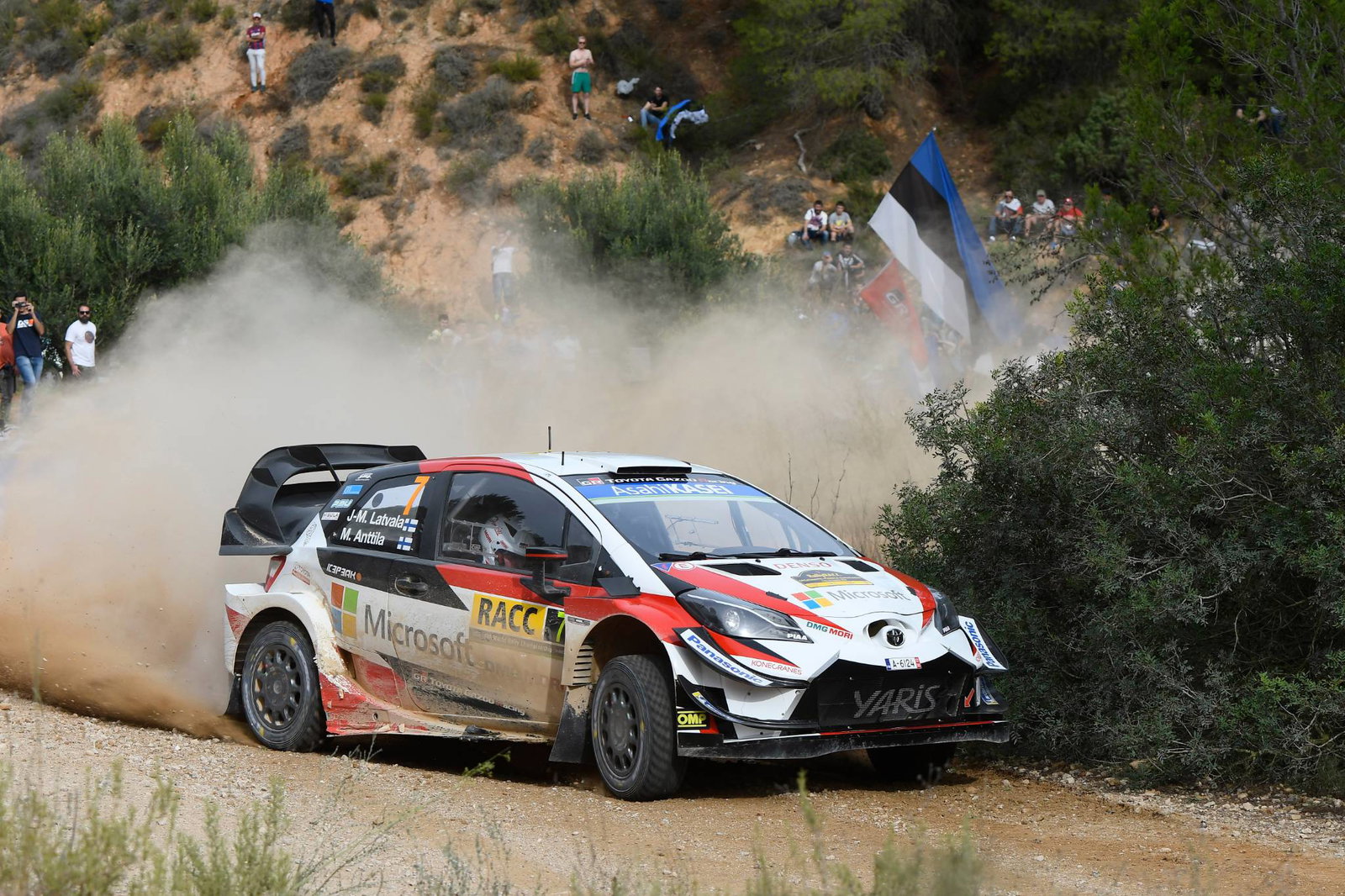 Tanak takes commanding lead on opening day in Spain