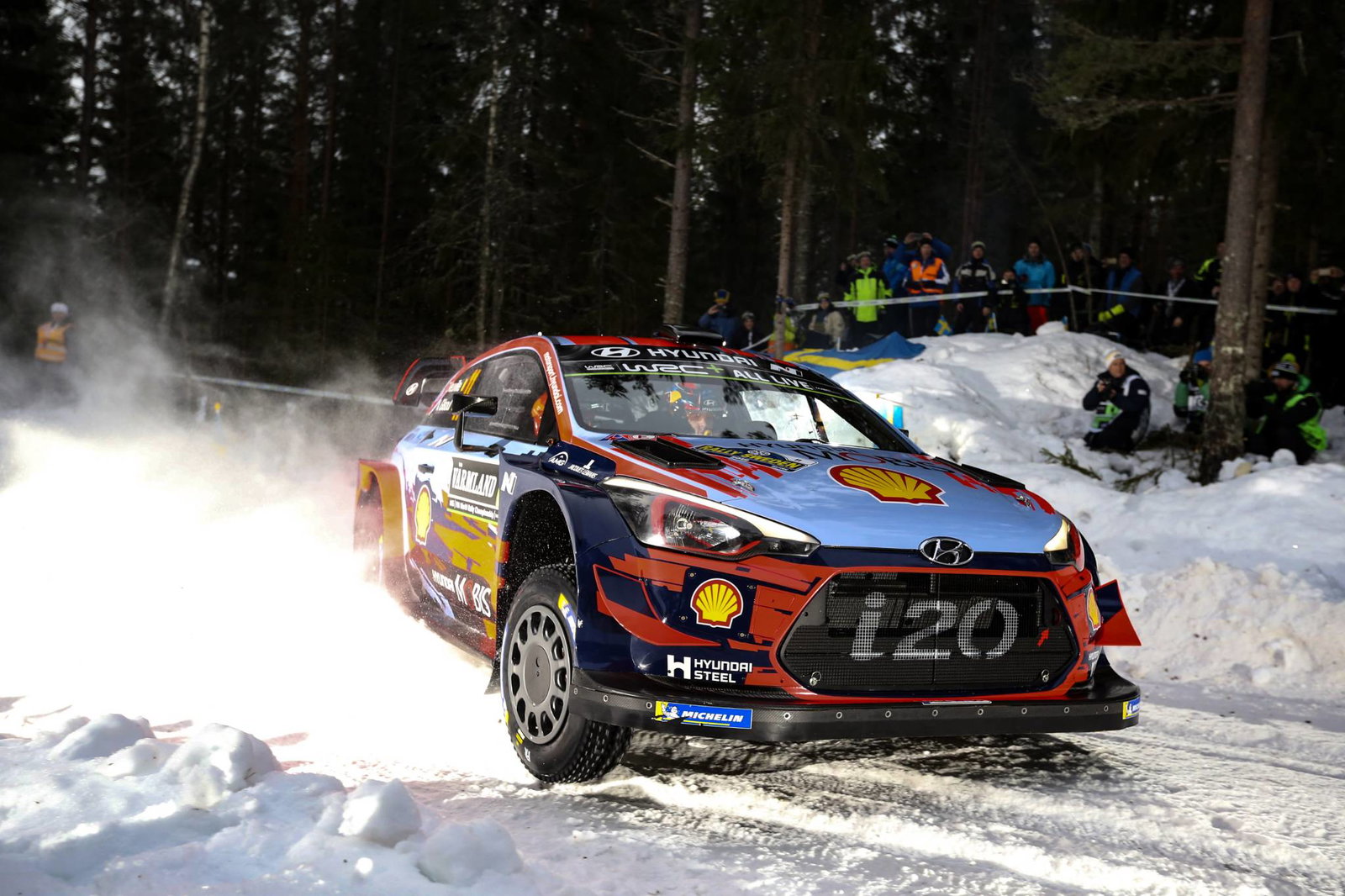 Neuville heads Rally Sweden shakedown