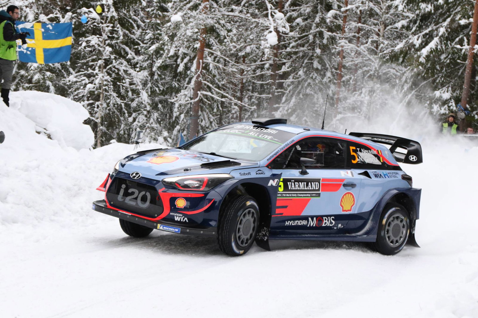 WRC: Rally Sweden - Klasifikasi setelah SS8