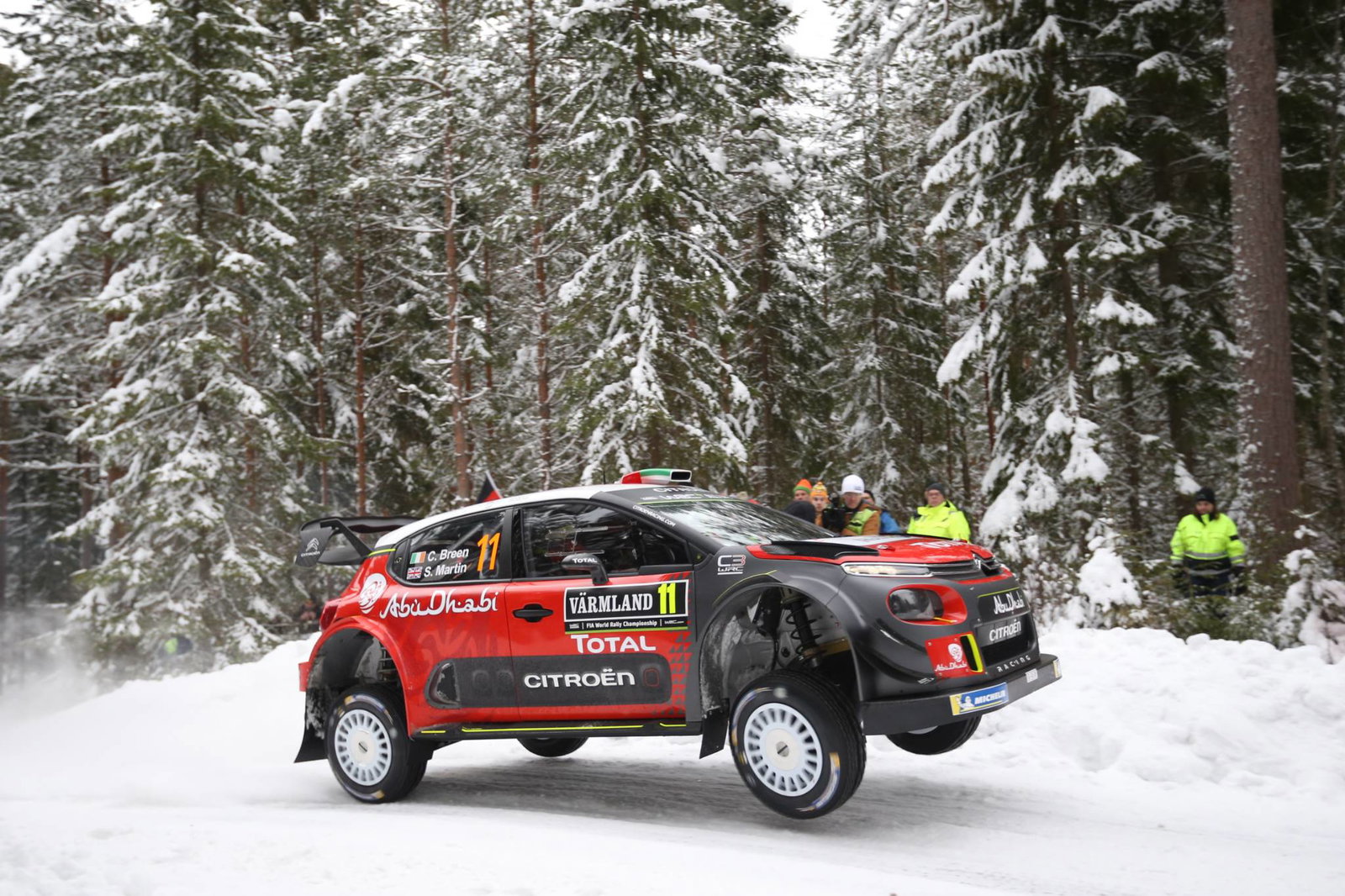WRC: Rally Sweden - Classification after SS11