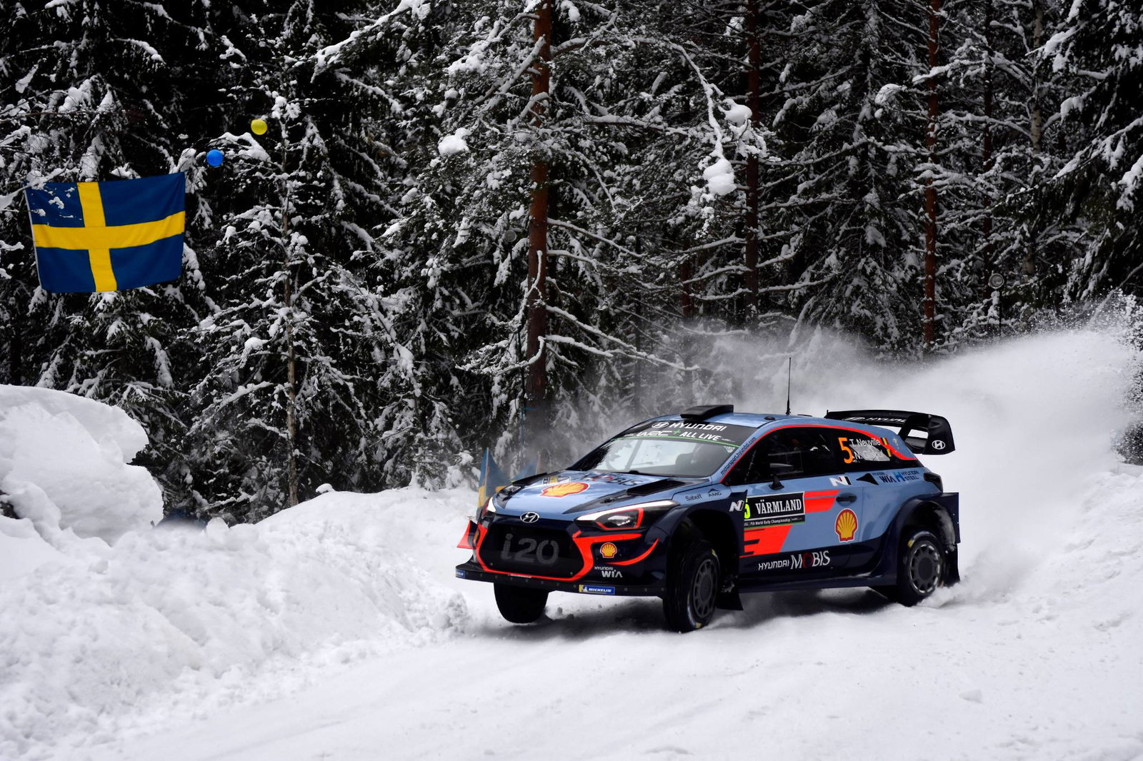 WRC: Neuville edges clear of Breen towards Rally Sweden victory
