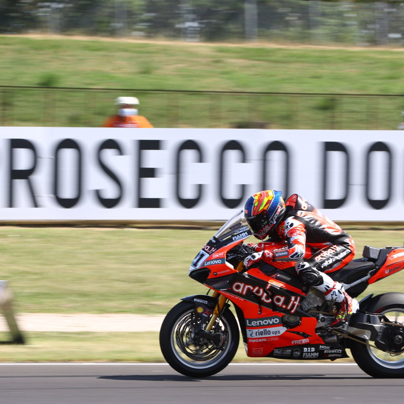 Michael Ruben Rinaldi practice start, Misano WorldSBK 2021