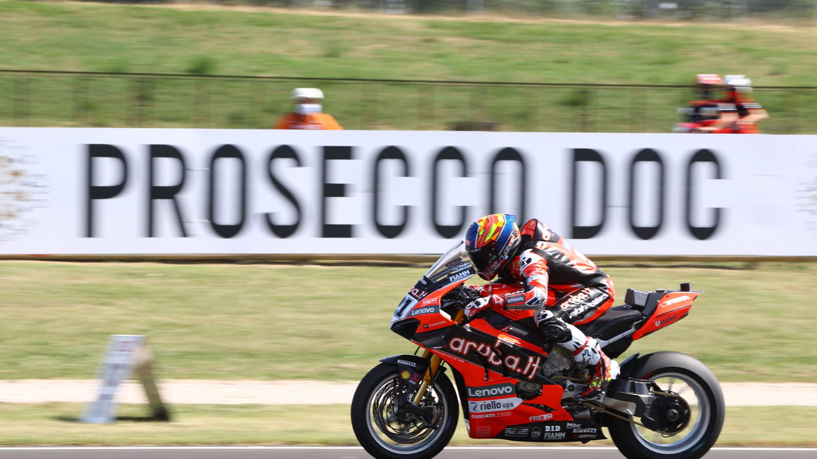 Michael Ruben Rinaldi practice start, Misano WorldSBK 2021