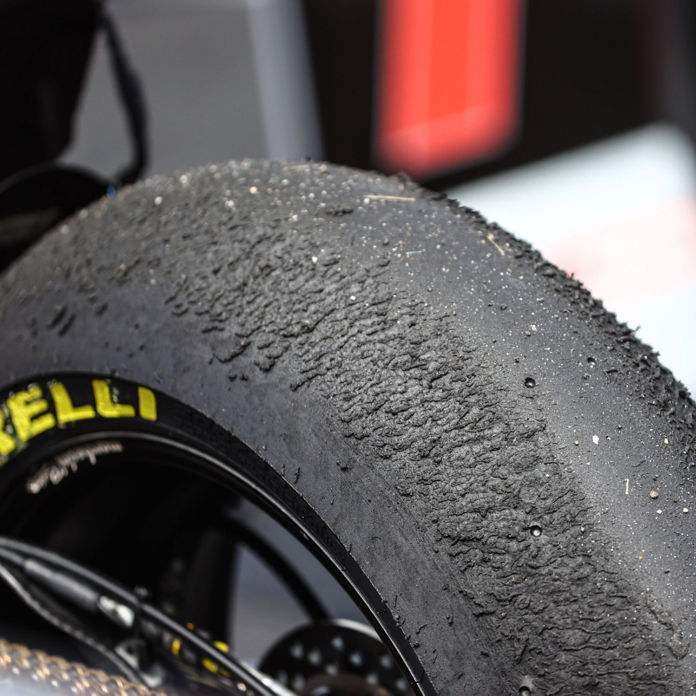 Scott Redding Pirelli tyre after Qualifying, Czech WorldSBK, 7 August 2021