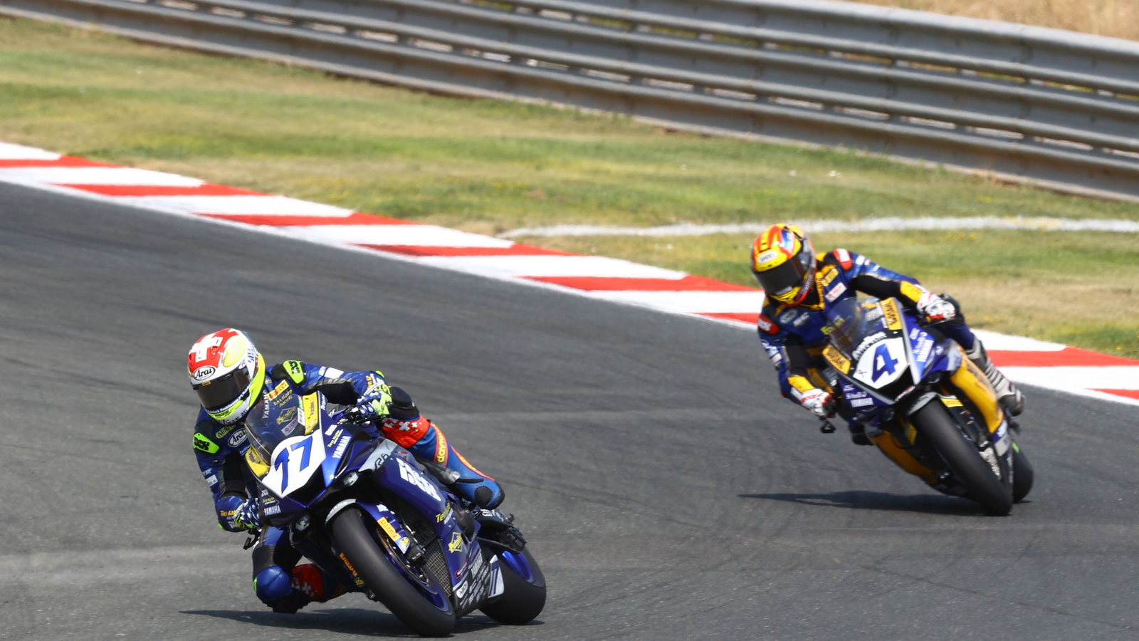 Dominique Aegerter and Steven Odendaal, Navarra WorldSSP race2, 22 August 2021