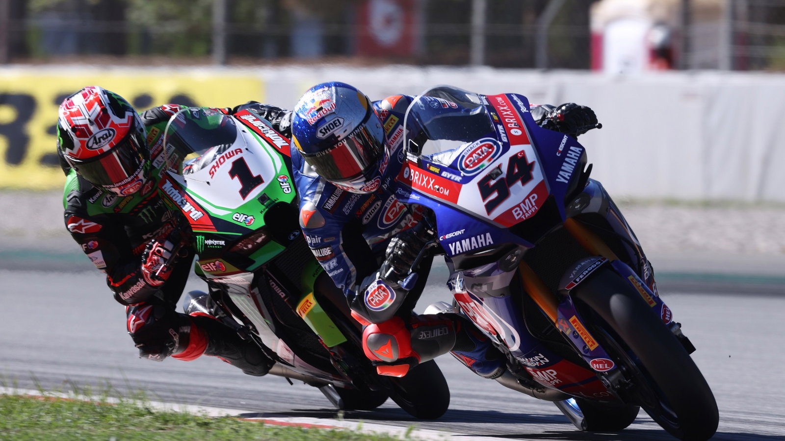 Toprak Razgatlioglu and Jonathan Rea, Catalunya WorldSBK, Superpole Race19 September 2021