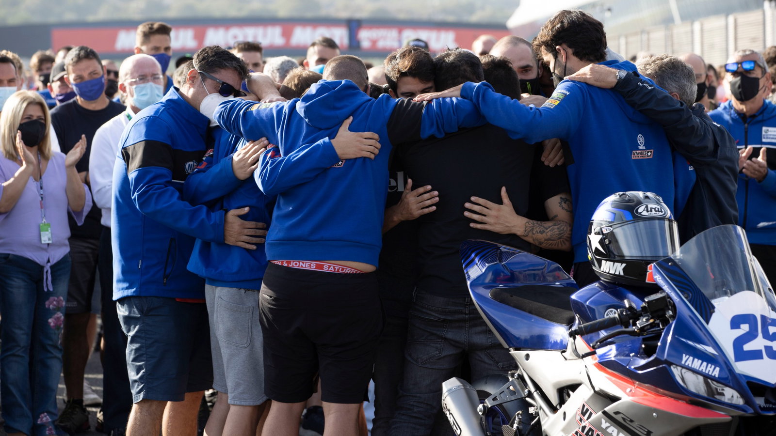 Dean Berta Vinales, 10 second silence, Jerez WorldSBK 26 September 2021