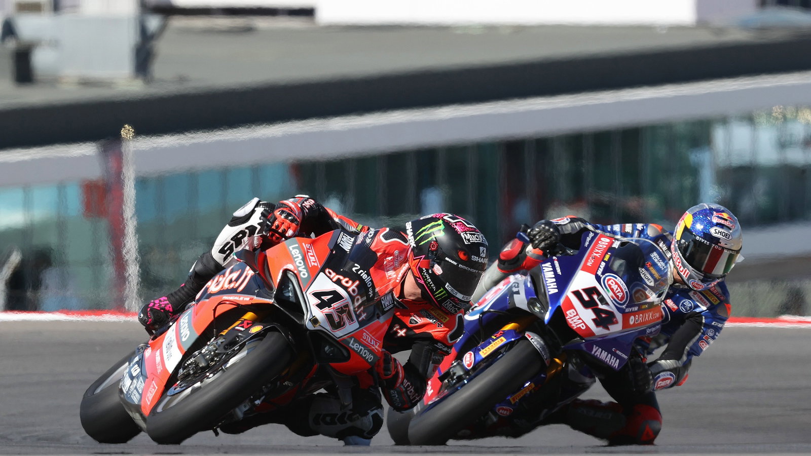 Scott Redding and Toprak Razgatlioglu, Portuguese WorldSBK Race1, 2 October 2021
