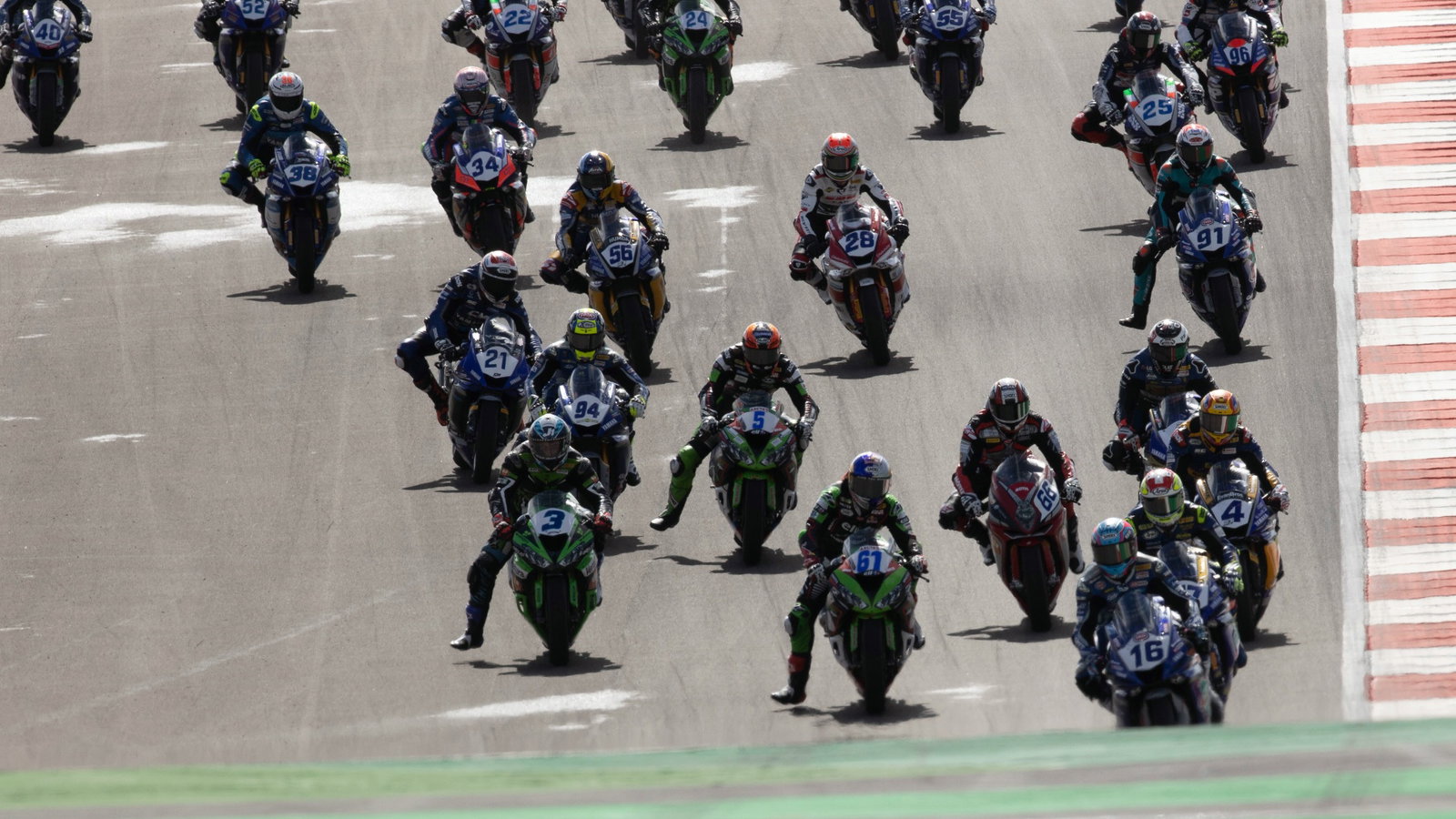 Race start, Portuguese WorldSSP race2, 3 October 2021