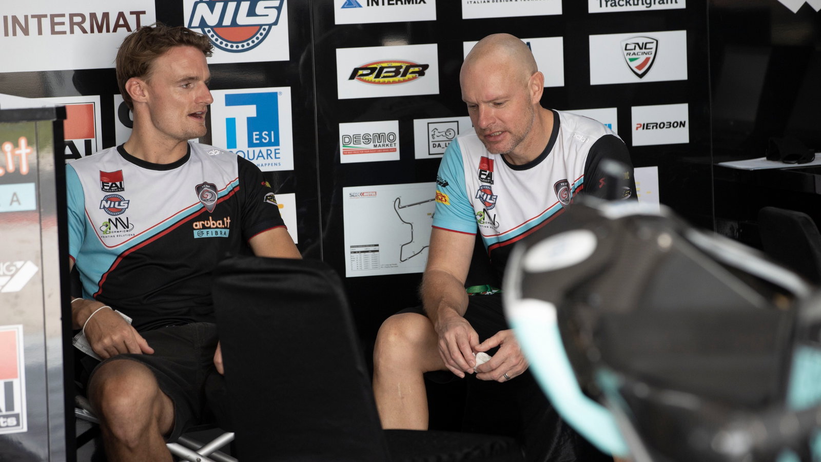 Chaz Davies and Pete Jennings, Indonesian WorldSBK, 19 October 2021