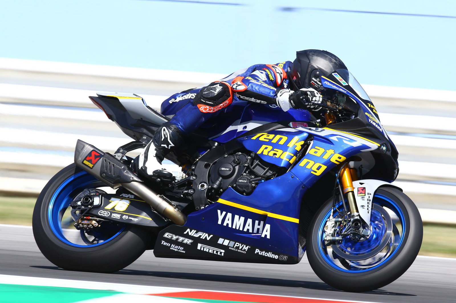 Concussion, fractured wrist rules out van der Mark at Misano