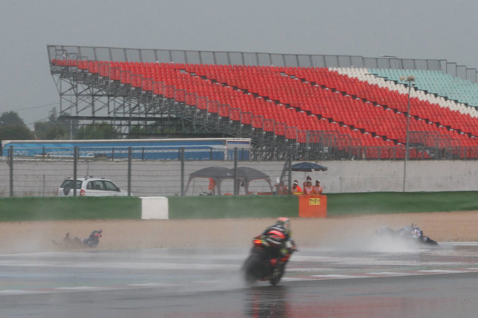 Rea: We did not really have a wet set-up...