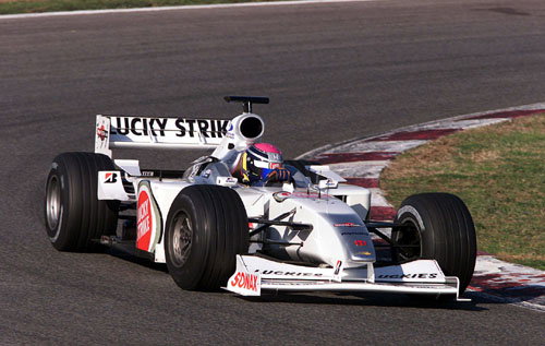 Arrows launch revolutionary three-seater F1 car.