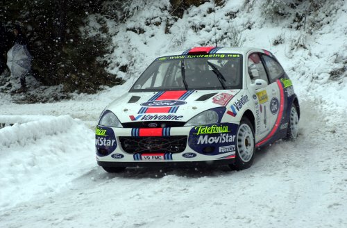 McRae retires from the Monte Carlo Rally.
