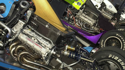 IRL engines reduced to three litres for 2004.