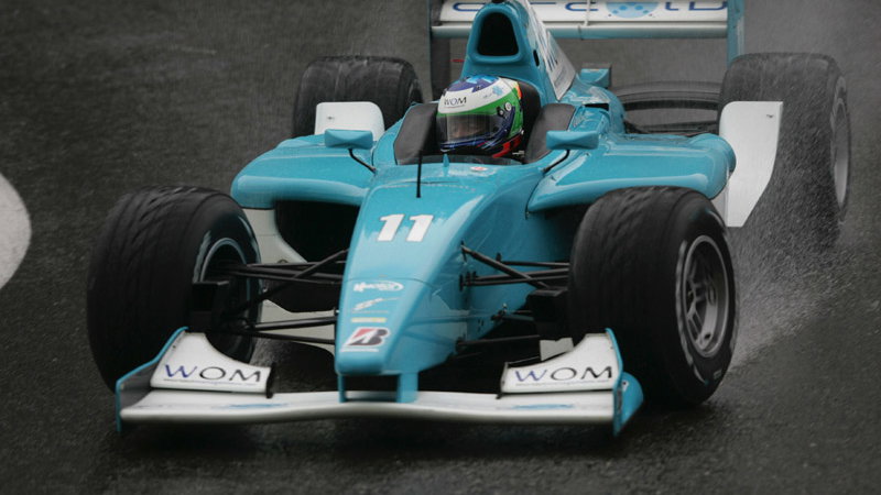 Hamilton quickest on day two, but rain halts test.