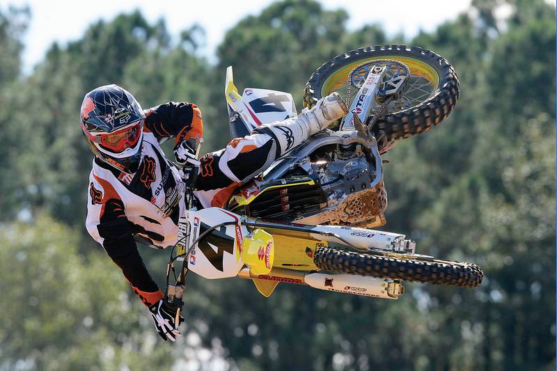 Carmichael celebrates fifth Supercross crown.