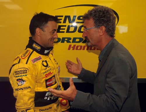 David Coulthard in Slovakia.