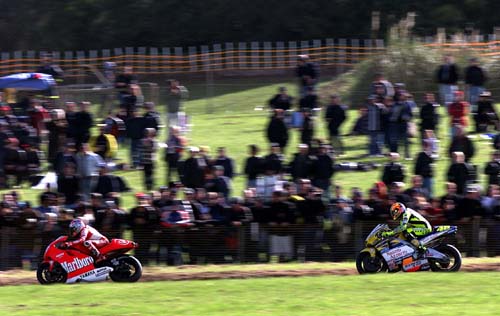 Capirossi returns to scene of greatest triumph.